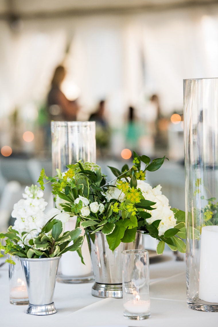 An Elegant Navy & White Carillon Beach Wedding via TheELD.com