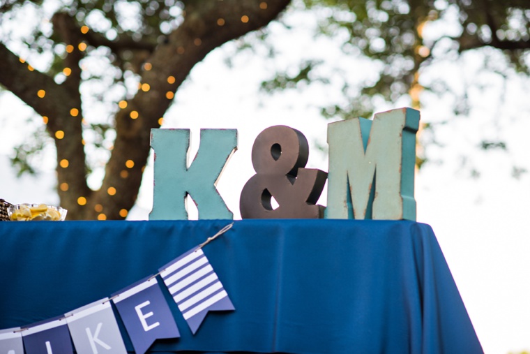 An Elegant Navy & White Carillon Beach Wedding via TheELD.com