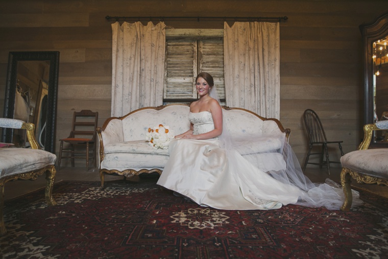 Orange & White Rustic Elegant Wedding via TheELD.com