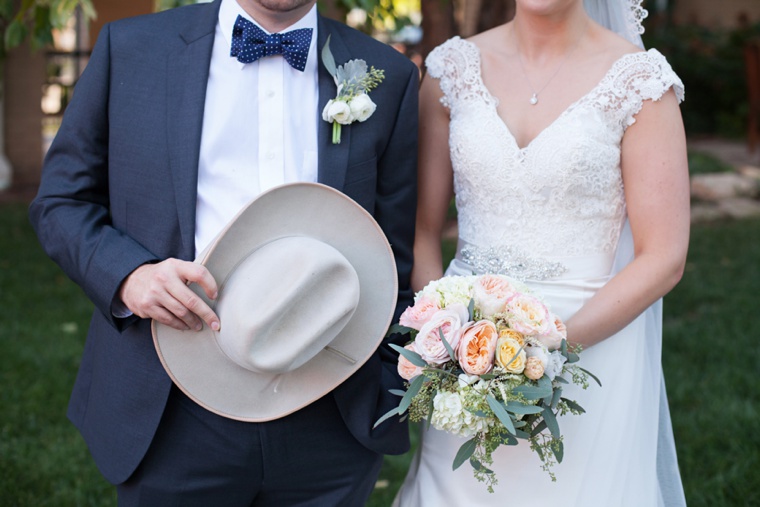 A Classic, Navy and Blush Oklahoma Wedding via TheELD.com