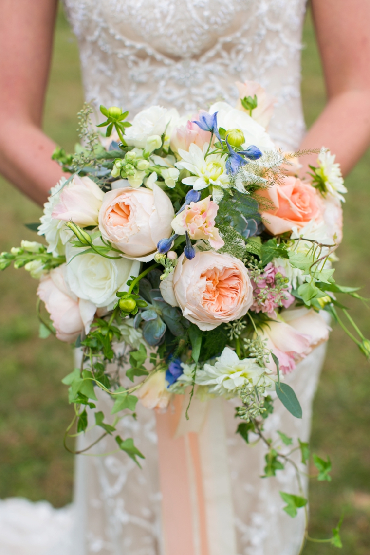 Peach & Blue Destination Wedding Ideas via TheELD.com