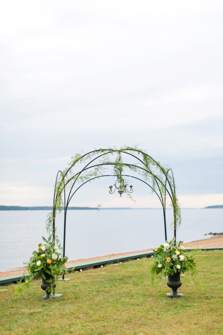 Peach & Blue Destination Wedding Ideas via TheELD.com