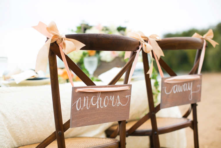 Peach & Blue Destination Wedding Ideas via TheELD.com