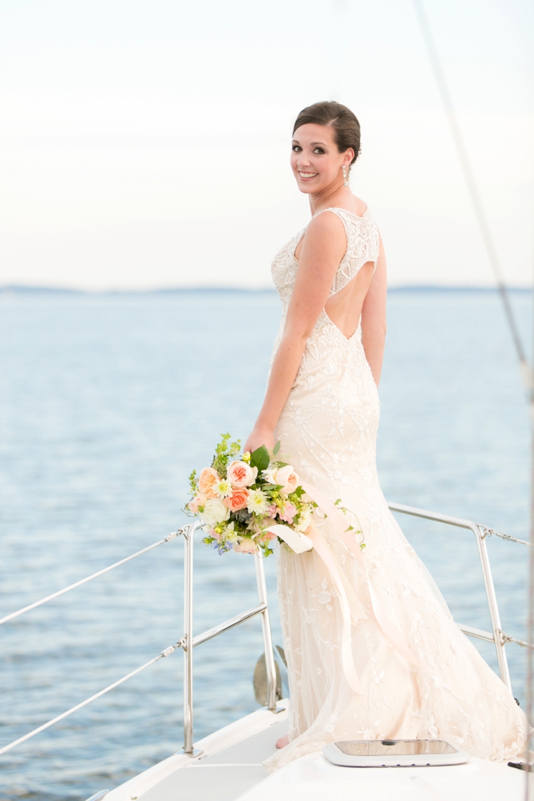 Peach & Blue Destination Wedding Ideas via TheELD.com