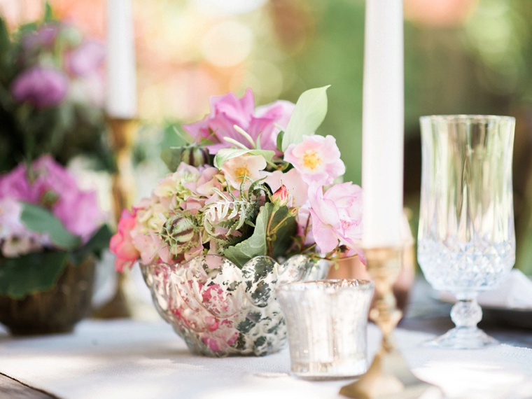 Romantic Pink Garden Wedding Ideas via TheELD.com