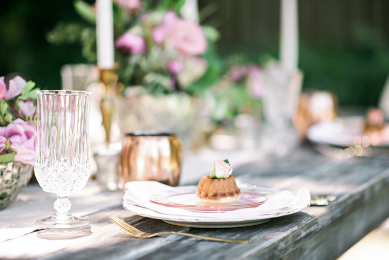 Romantic Pink Garden Wedding Ideas via TheELD.com