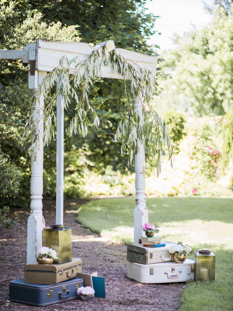 Romantic Pink Garden Wedding Ideas via TheELD.com