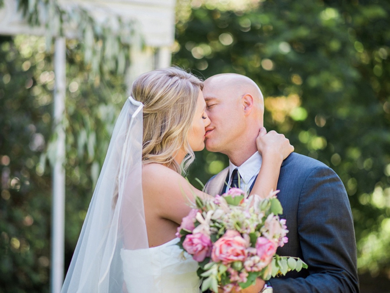 Romantic Pink Garden Wedding Ideas via TheELD.com