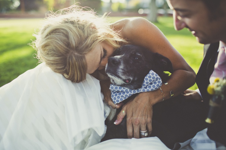 Eclectic Blush and Gold Vineyard Wedding via TheELD.com