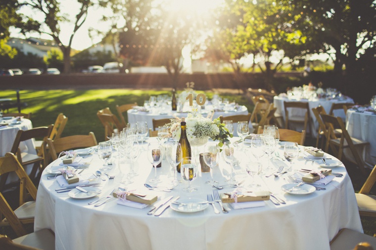 Eclectic Blush and Gold Vineyard Wedding via TheELD.com