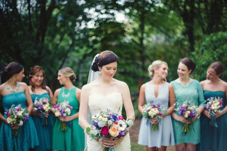 An Elegant & Colorful Wedding via TheELD.com