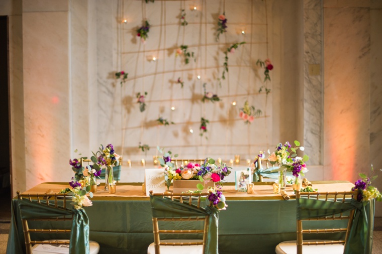 An Elegant & Colorful Wedding via TheELD.com