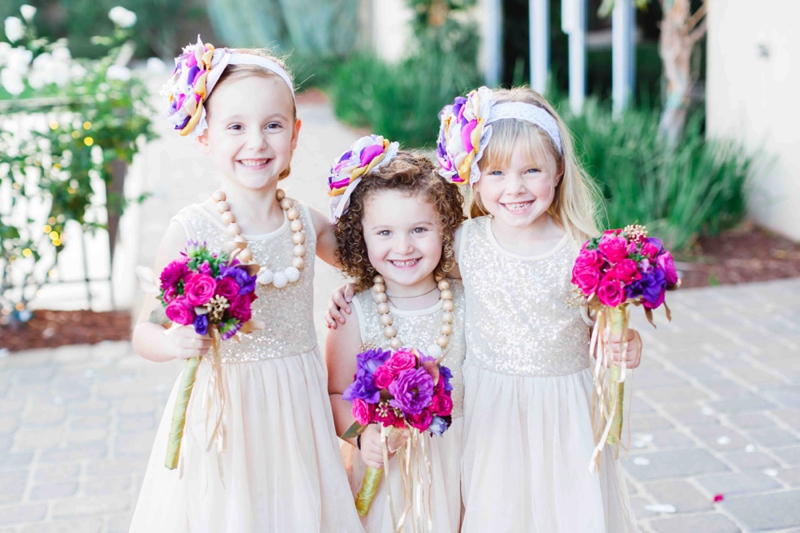 Vibrant Purple California Vineyard Wedding via TheELD.com