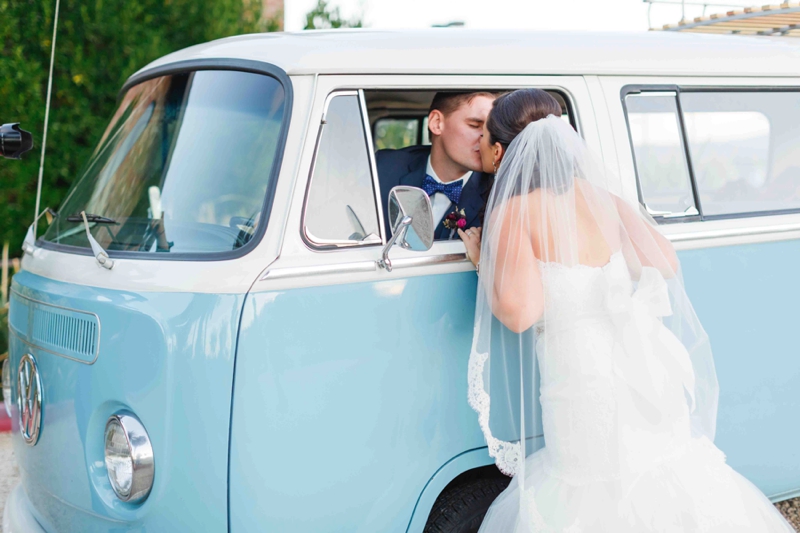 Vibrant Purple California Vineyard Wedding via TheELD.com