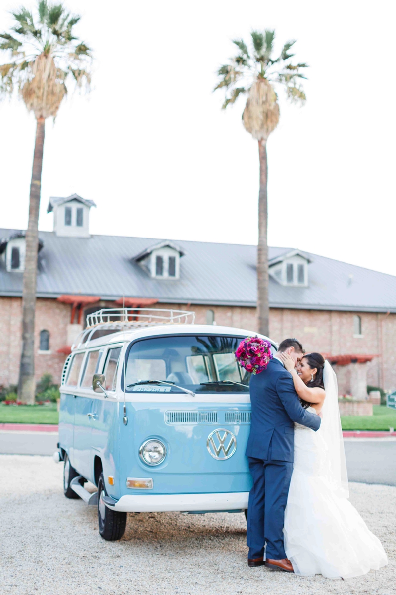 Vibrant Purple California Vineyard Wedding via TheELD.com