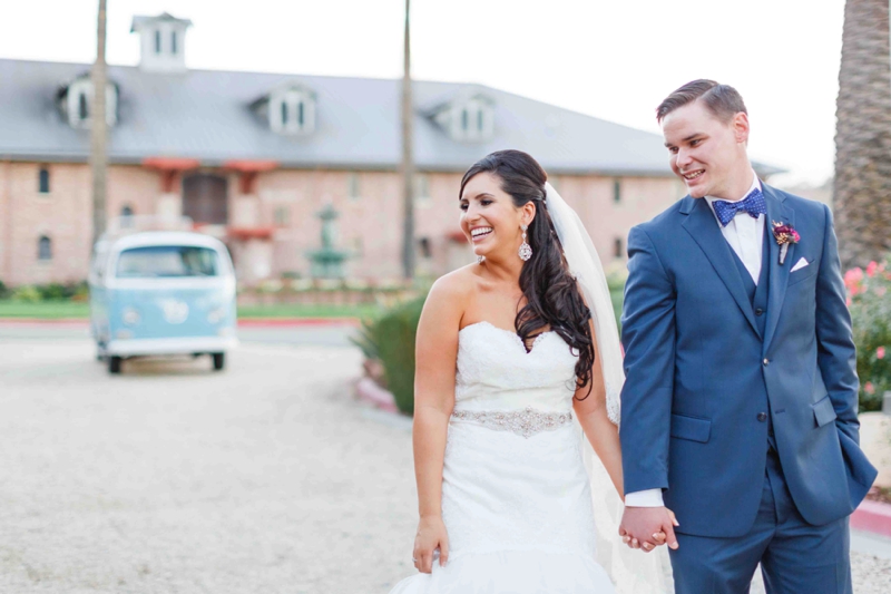 Vibrant Purple California Vineyard Wedding via TheELD.com