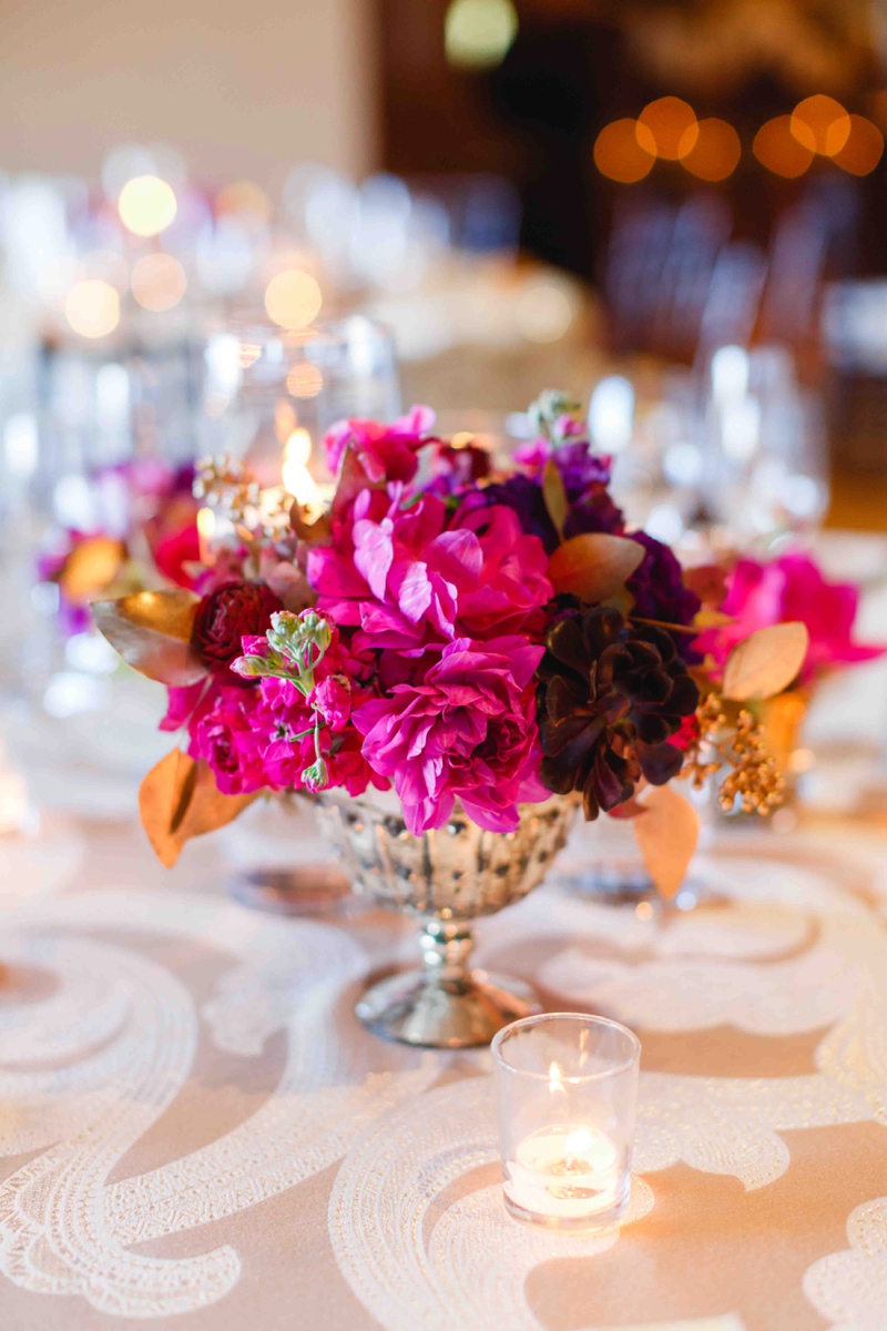 Vibrant Purple California Vineyard Wedding via TheELD.com