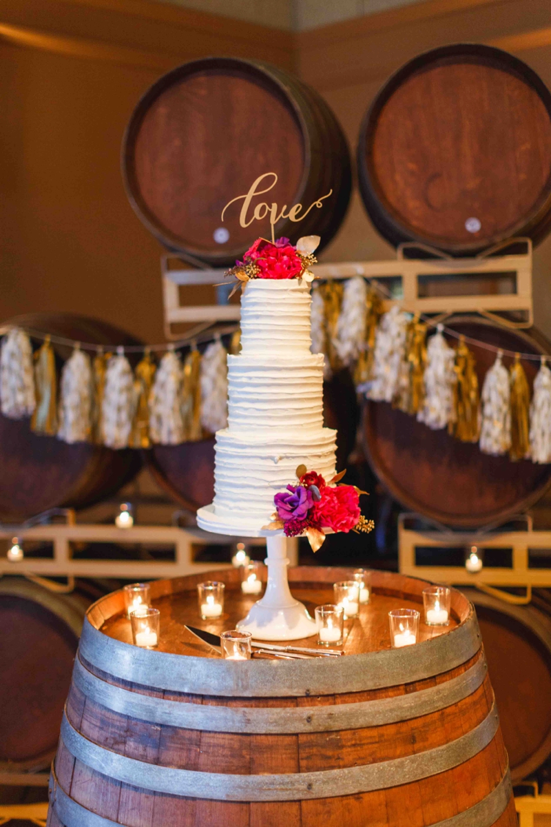 Vibrant Purple California Vineyard Wedding via TheELD.com