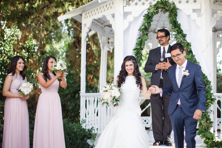 An Elegant & Blush Timeless Wedding via TheELD.com