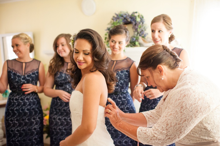 A Pink and Yellow Viriginia Farm Wedding via TheELD.com