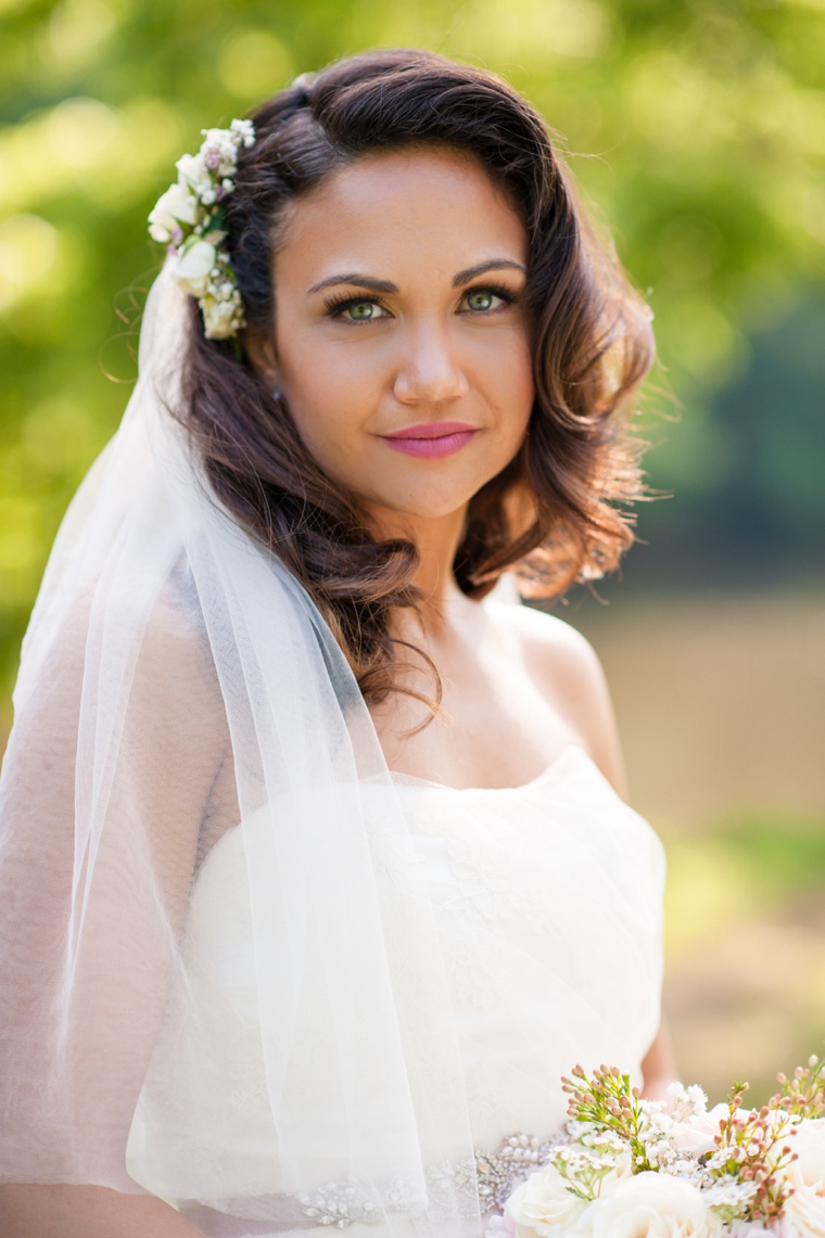 A Pink and Yellow Viriginia Farm Wedding via TheELD.com