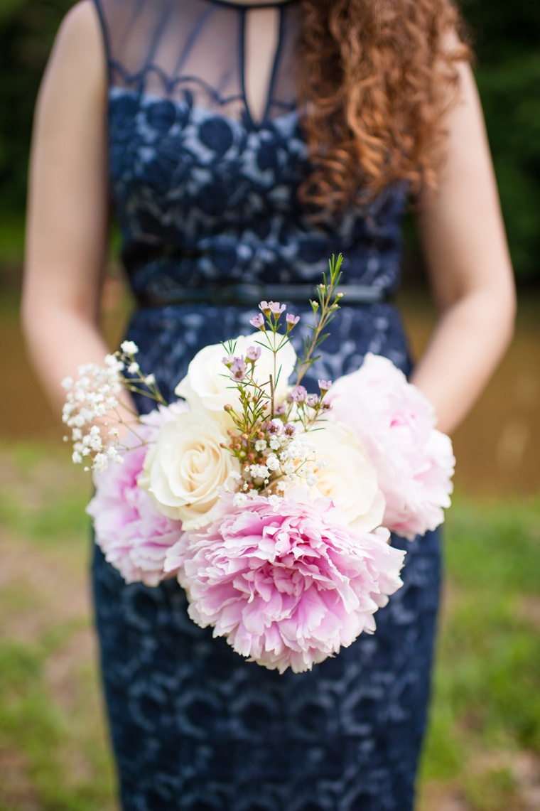 A Pink and Yellow Viriginia Farm Wedding via TheELD.com