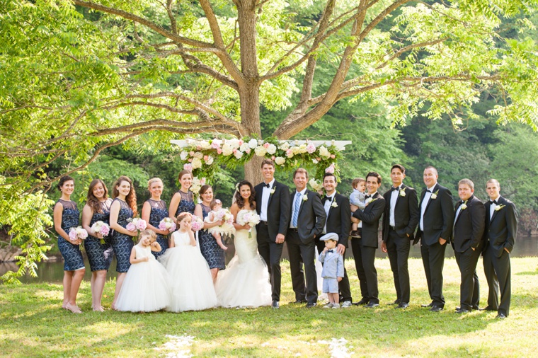 A Pink and Yellow Viriginia Farm Wedding via TheELD.com