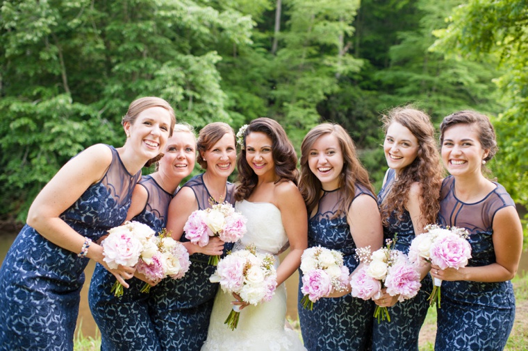 A Pink and Yellow Viriginia Farm Wedding via TheELD.com