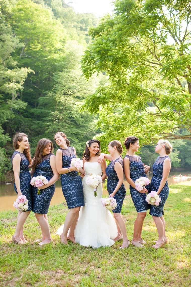 A Pink and Yellow Viriginia Farm Wedding via TheELD.com