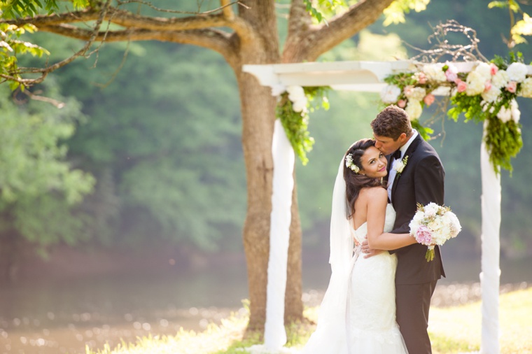 A Pink and Yellow Viriginia Farm Wedding via TheELD.com