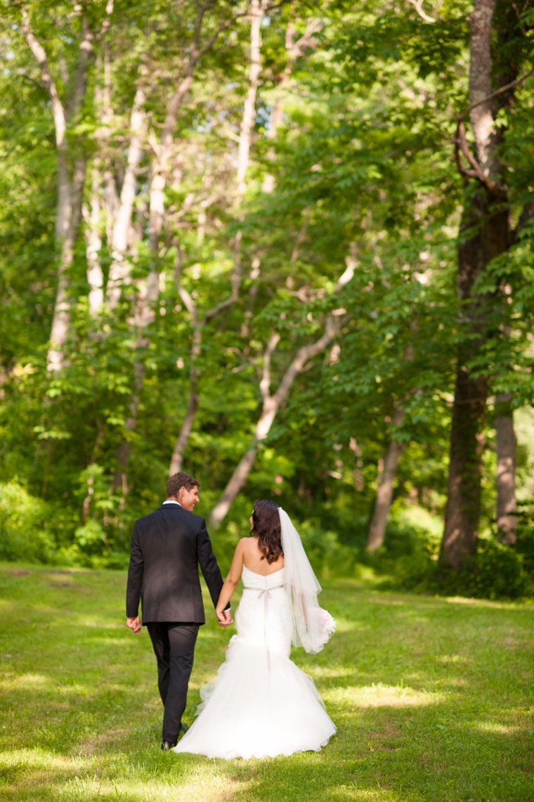 A Pink and Yellow Viriginia Farm Wedding via TheELD.com