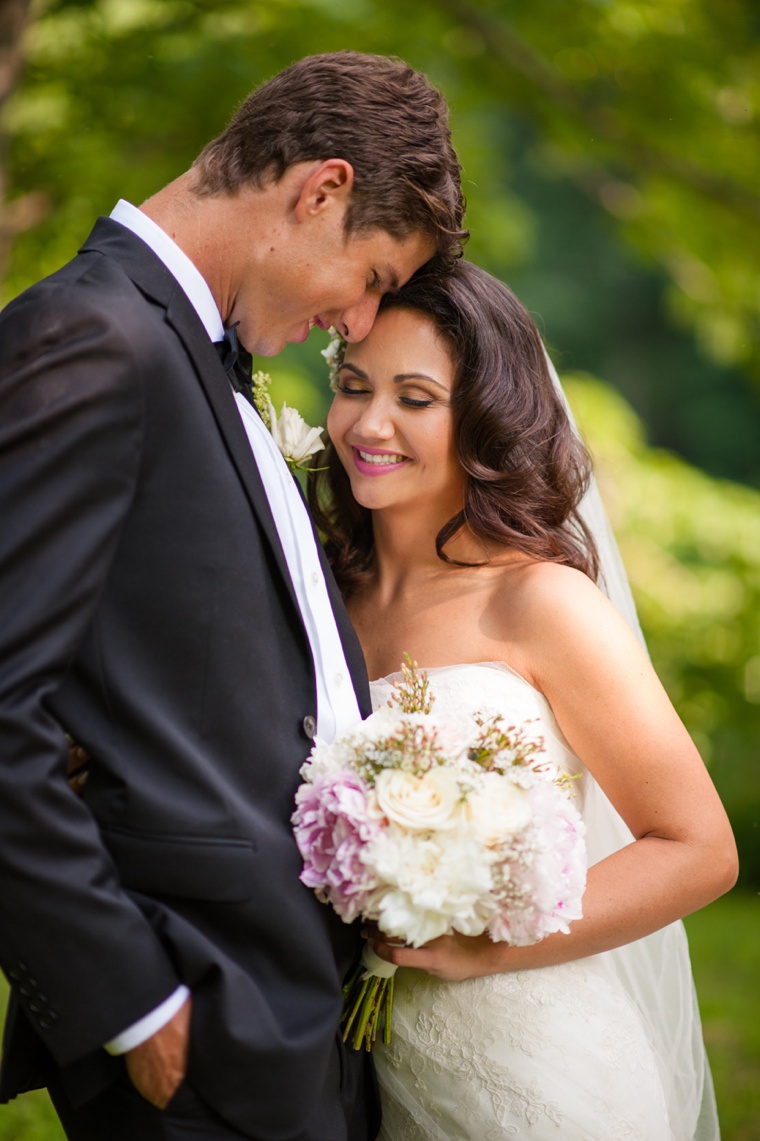 A Pink and Yellow Viriginia Farm Wedding via TheELD.com