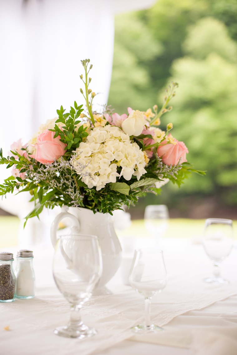 A Pink and Yellow Viriginia Farm Wedding via TheELD.com