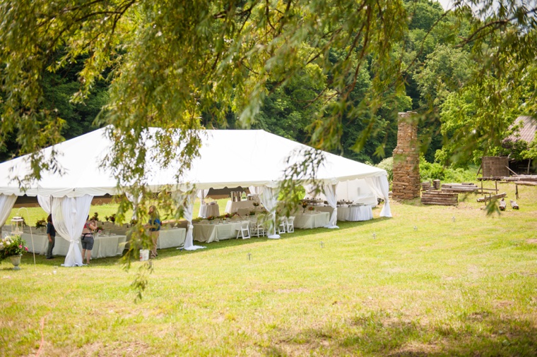 A Pink and Yellow Viriginia Farm Wedding via TheELD.com