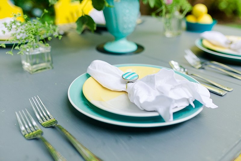 Colorful Retro Wedding Ideas via TheELD.com