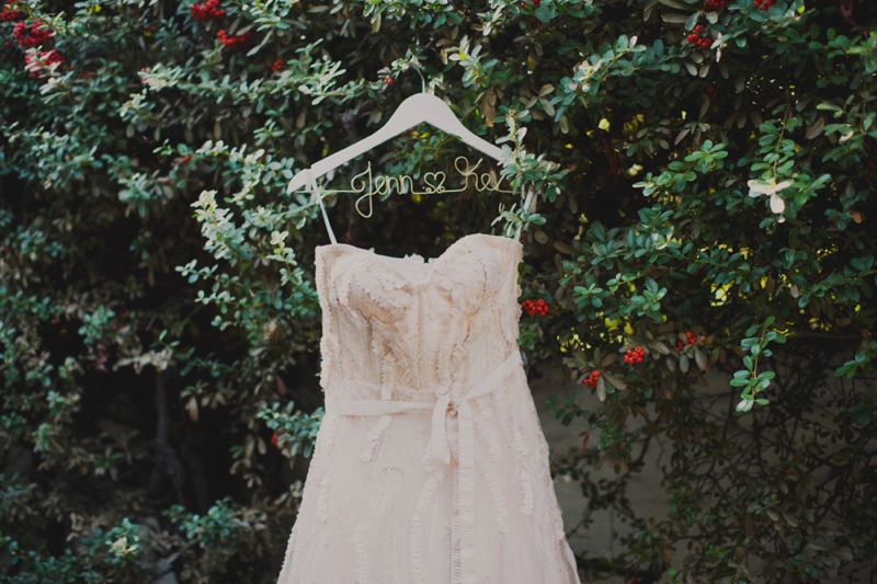 Eclectic Blush Palm Springs Wedding via TheELD.com