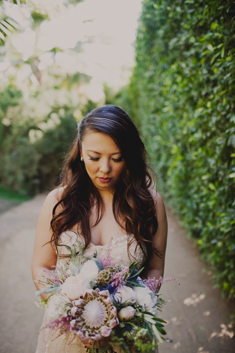 Eclectic Blush Palm Springs Wedding via TheELD.com