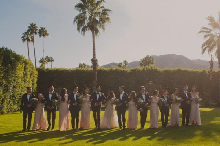 Eclectic Blush Palm Springs Wedding Every Last Detail