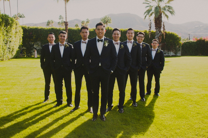 Eclectic Blush Palm Springs Wedding via TheELD.com