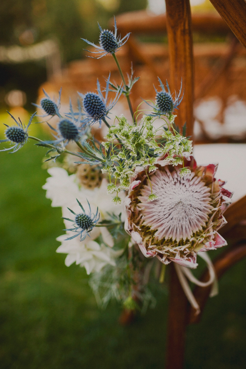 Eclectic Blush Palm Springs Wedding via TheELD.com