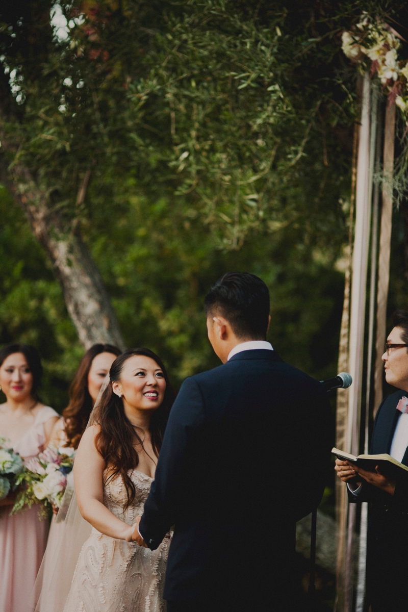 Eclectic Blush Palm Springs Wedding via TheELD.com