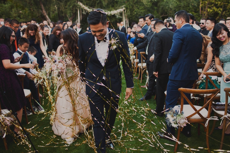 Eclectic Blush Palm Springs Wedding via TheELD.com