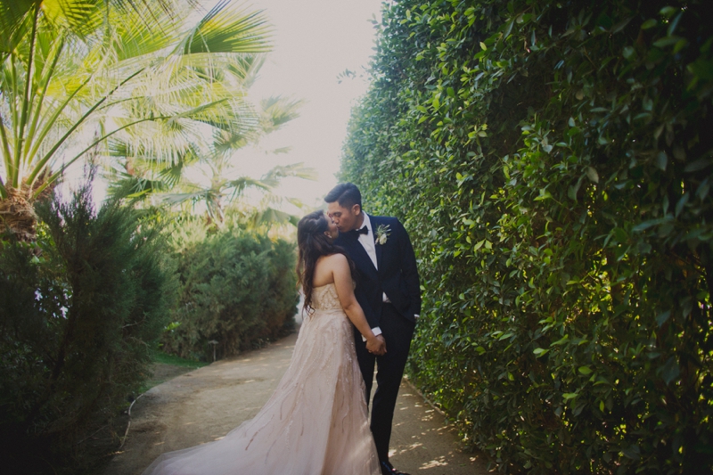 Eclectic Blush Palm Springs Wedding via TheELD.com