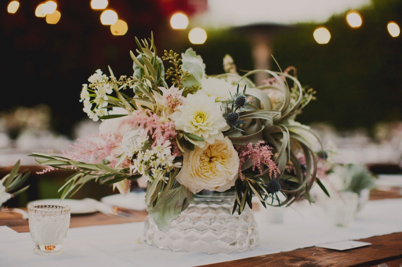 Eclectic Blush Palm Springs Wedding via TheELD.com