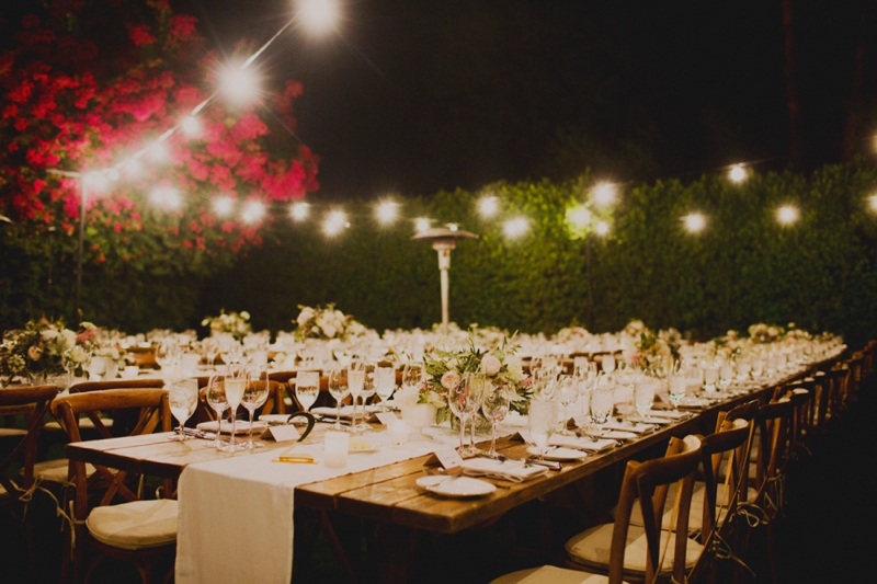 Eclectic Blush Palm Springs Wedding via TheELD.com