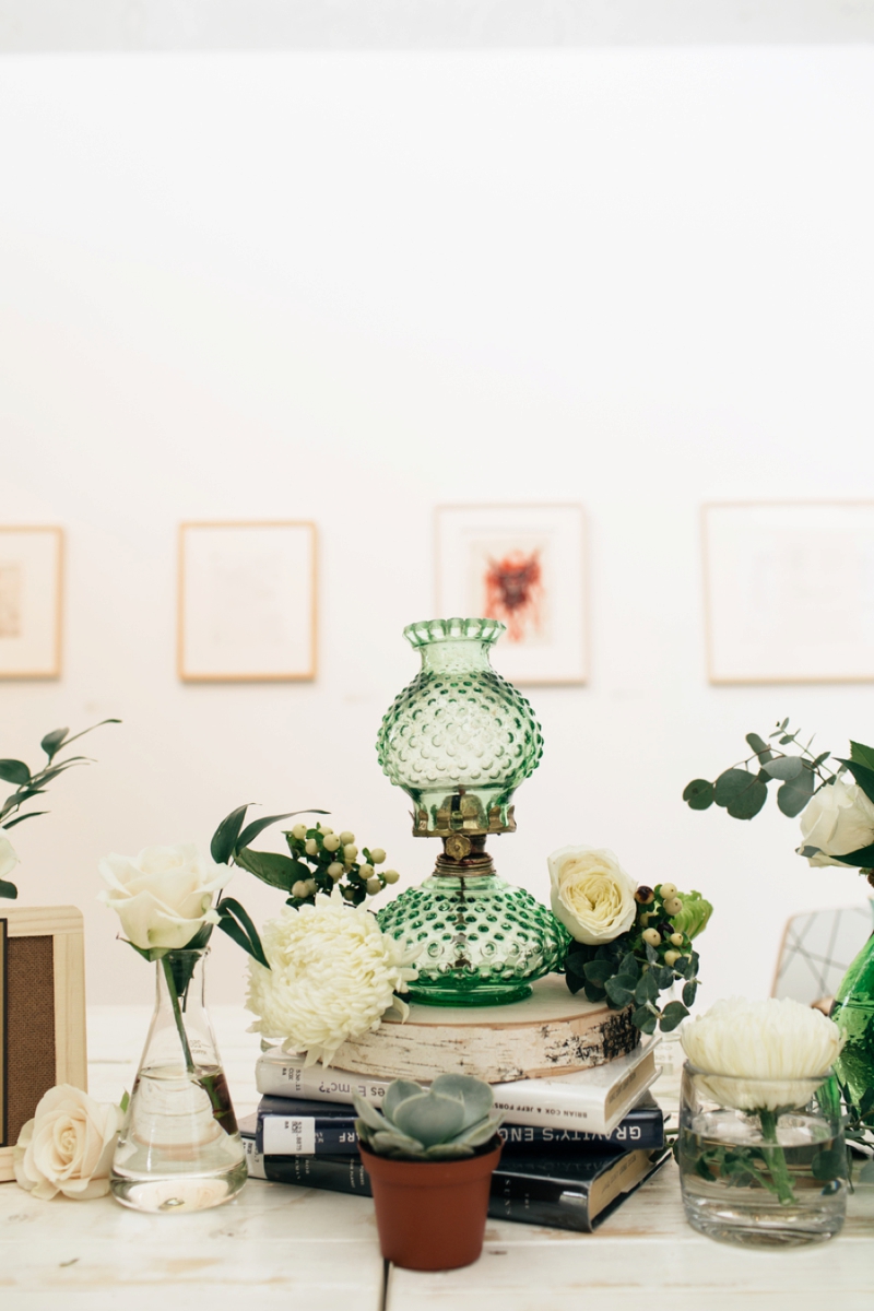 Eclectic Chemistry Inspired Wedding Ideas via TheELD.com