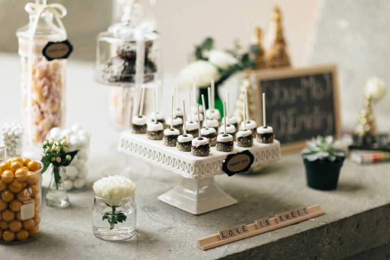 Eclectic Chemistry Inspired Wedding Ideas via TheELD.com