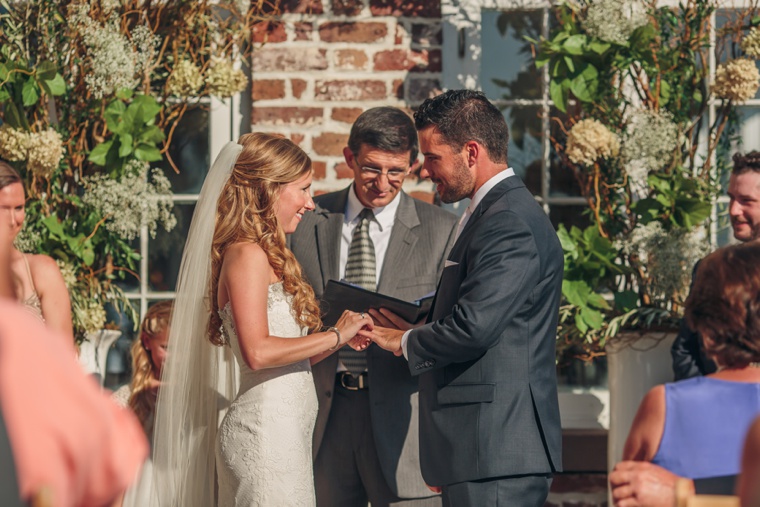 Elegant Green & White Charleston Wedding via TheELD.com