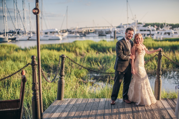 Elegant Green & White Charleston Wedding via TheELD.com