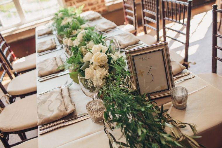 Elegant Green & White Charleston Wedding via TheELD.com